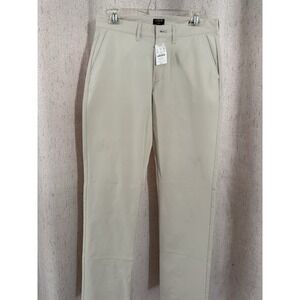 Mens J Crew Stretch Tan Chino Pants Size 29/32 performance fabric golf outdoor
